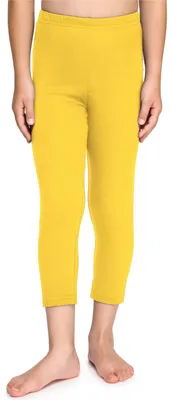 Produktbild von Merry Style Mädchen 3/4 Leggings aus Baumwolle MS10-226 (Gelb, 152 cm)
