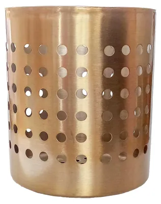 Produktbild von Edelstahl 13cm Gold Besteckkorb Küchenutensilienhalter Besteck 75