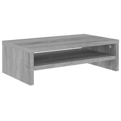 Image de vidaXL Support d'écran Gris Sonoma 42x24x13 cm Bois composite