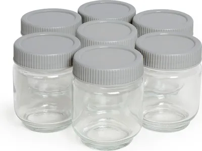 Image de Lot de 7 pots pour yaourtière dop180 - Livoo - DOP180AC1 -