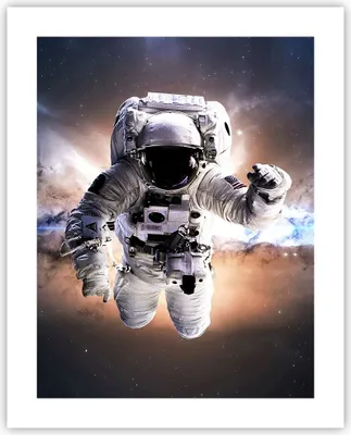 Produktbild von Poster - Poster ohne Rahmen - Astronaut Erde Raum - 40x50 cm - Wand Bild - Wanddeko - Wandbilder - Kunstposter - Wandposter - Bilder - Kunstdruck - Wanddekoration - Wandbild - P2XPA40x50-2848