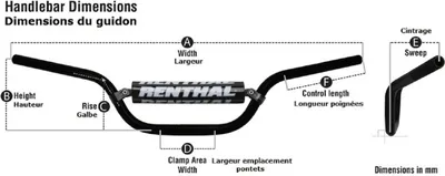 Zdjęcie produktu dla RENTHAL Lenker 839 Fatbar