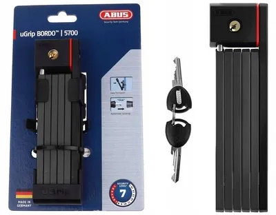 Produktbild von ABUS uGrip Bordo 5700/80 BK SH Sicheres Falt-Schloss