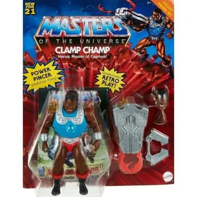 Image de Masters of the Universe Origins Deluxe Figurine (14 cm) Clamp Champ