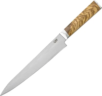 Produktbild von Herbertz CJH Schinkenmesser 67-Lagen Damast - Olivenholz