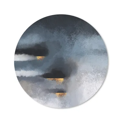 Produktbild von MuchoWow® Mauspad Mousepad Wolken - Gold - Abstrakt 20x20 cm - Mousepads - Maus Mat - Pad - Mausunterlage - Schreibtischmatte
