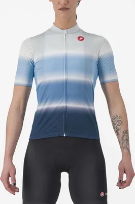 Produktbild von CASTELLI Kurzarm Fahrradtrikot - DOLCE LADY - Hellblau/Blau XS