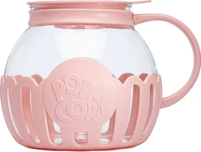 Produktbild von Paris Hilton  Popcornmaker aus Borosilikatglas und Kunststoff  Perfekt für süßes & salziges Popcorn, 165x25x18 mm, 2-in-1 Deckel, Spülmaschinenfest
