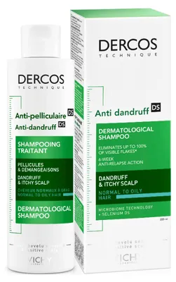Productafbeelding van Vichy - Dercos - Anti-Roos Shampoo voor Normaal tot Vet haar - 200 ml