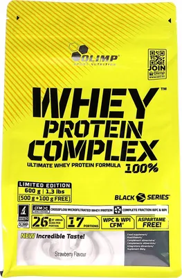 Obrázok produktu pre Koncentrat białka serwatkowego WHEY TRUSKAWKA 600g