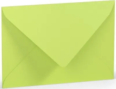 Produktbild von Briefumschlaege Paperado DIN C6 m. SF Maigrün 5er