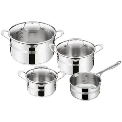 Immagine prodotto di Tefal JO COOK SMART Topfset 7tlg. (Kochtöpfe 16/20/24cm m.D., Kasserolle 16cm o.D.)