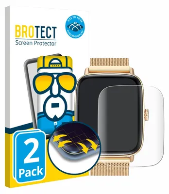 Produktbild von 2x BROTECT Fullscreen Schutzfolie für aeac 2026 1.85" Displayschutz Folie Fullcover Klar Transparent