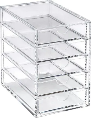 Produktbild von Famanu Acrylcontainer mit 3 Fächern - Transparent