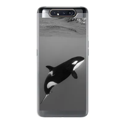 Produktbild von MuchoWow® Handyhülle Schutzhülle Hülle für Samsung Galaxy A80 Orca - Wasser - Tiere Silikon Softcase Handy Hülle - Schutzdeckel