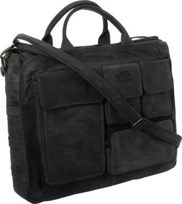 Immagine prodotto di Elegante borsa per computer portatile in pelle con tasche