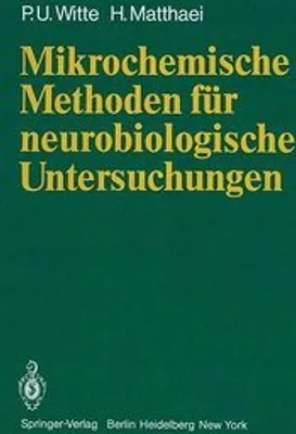 Obrázok produktu pre Mikrochemische Methoden für neurobiologische Untersuchungen