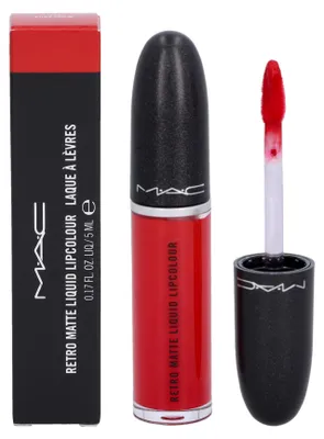 Immagine prodotto di Retro Matte Cream Lipstick (colore liquido per labbra) 5 ml, Ruby Phew!