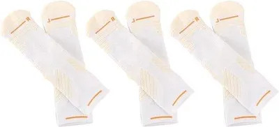 Produktbild von Sportschlauchhandschuhe für Herren und Damen - Kompressionshandschuhe - Atmungsaktiv und bequem - Weiß - Wanderschlauchhandschuhe - Basketballhandschuhe - Geeignet für Damen und Herren