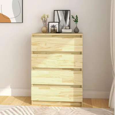 Produktbild von vidaXL Beistellschrank 60x36x84 cm Massivholz Kiefer