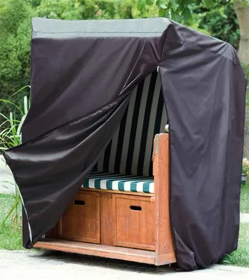 Zdjęcie produktu dla Pokrowiec ochronny Wehncke - pokrowiec na małe ogrodowe krzesło plażowe - 130x100x170/134 cm; 79334