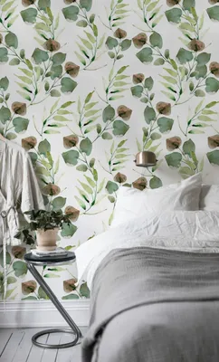Produktbild von Coloray Fototapete 416x254 cm An Einer Wand Latex Latextapete - Herbstlaub Palm.