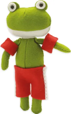 Produktbild von Hardicraft Filzpaket Bastelset Vigo Frosch 23 cm DIY