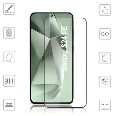 Obrázok produktu pre Ochranná fólia z tvrdeného skla 2x 3D Premium Display H9 pre Samsung Galaxy S24 FE 5G