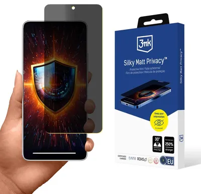 Obrázok produktu pre Ochranná fólia 3mk Silky Matt pre telefón Redmi Note 14 5G, zabezpečujúca ochranu a matný povrch
