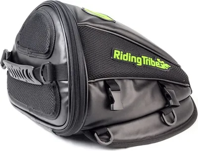 Productafbeelding van Rugzak voor motorfiets, olievat-tas, geschikt voor offroad-racen, zadeltas, fietstassen, reistas voor scooter, zwart
