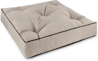 Produktbild von Sitzkissen 50x50x10 cm, wasserabweisend, strapazierfähig, formstabil, pflegeleicht, mit Tragegriff, für Innen- & Außenbereich