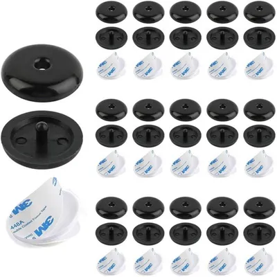 Montageclips - Insektenschutz - Fliegengitter - Clips ohne Bohren - Kunststoff, winddicht - Fensterclips