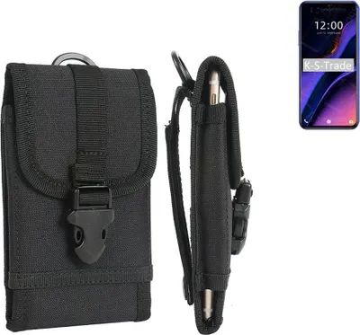 Produktbild von K-S-Trade Holster Handy Hülle kompatibel mit Doogee X95 Holster Handytasche Gürtel Tasche Schutz Hülle Robust Outdoor schwarz