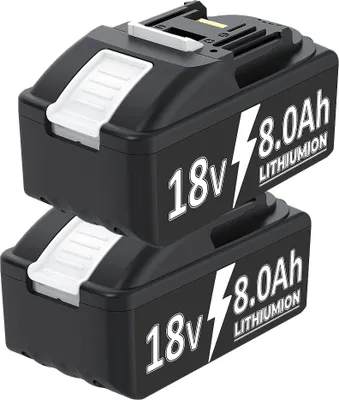 Image de batterie 18V, 7,0Ah, 8,0Ah capacité, 2 8,0 Ah, 18V