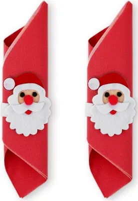 Produktbild von Serviettendeko Weihnachtsmann Weihnachten 2 St.