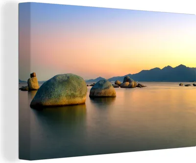 Zdjęcie produktu dla OneMillionCanvasses® - Obraz na płótnie - 150x100 cm, Plaża Itaguacu, dekoracja ścienna z nadrukiem