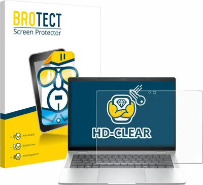 Produktbild von Für HP EliteBook X Flip G1i 14" Schutzfolie BROTECT Displayschutz Display Schutz Folie Klar Transparent