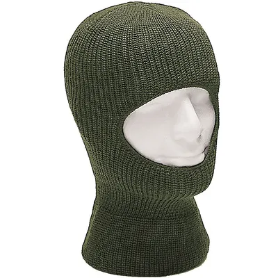 Produktbild von Balaclava 1-Loch Polyacryl oliv