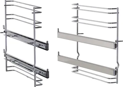 Obrázok produktu pre Bosch HEZ438201, Koľajnice pre rošt, Bosch, Hliník, 410 mm, 265 mm, 110 mm