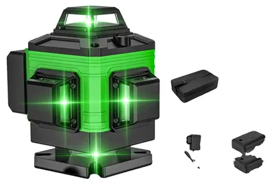 Productafbeelding van Laserwaterpas, 16 lijnen, automatische nivelleerfunctie, 16 lijnen + statief + opbergtas