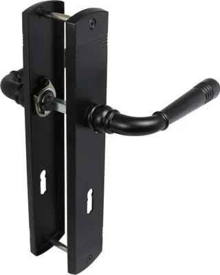 Produktbild von Türbeschlag 2315 Helena LS BB Schwarz Türdrücker Türklinke Türgriffe