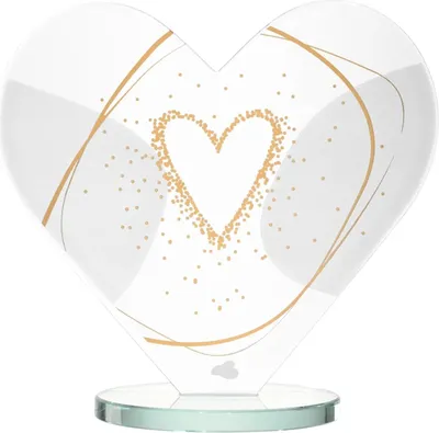 Produktbild von Deko Herz Glas EMOZIONE Herz Leonardo