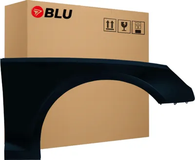 Produktbild von BLU Kotflügel Passend für Audi A4 B9 S4 LY9T Rechts Schwarz MythosSchwarz | 2015-2019 | Vorderseite Vorne | Lackiert | Einbaufertig