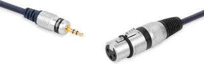Produktbild von Klinkenkabel 3,5 mm Stereostecker - XLR 3-polige Buchse VITALCO Klinkenkabel 3,5 mm Stereostecker - XLR 3-polige Buchse VITALCO 1,5 m (MK21)