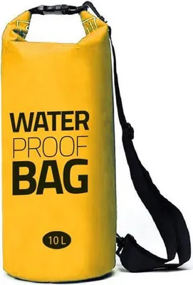 Produktbild von Eurocatch - Wasserdichte Dry Bag - Duffel Bag - Wasserdicht - Gelb - 10 Liter