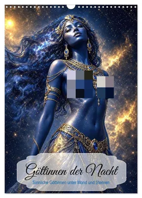 Produktbild von Göttinnen der Nacht (Wandkalender 2027 DIN A3 hoch), CALVENDO Monatskalender