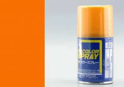 Produktbild von Mr Hobby - Gunze S-058 - Color Spray (100ml)), Orange Yellow