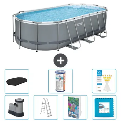 Immagine prodotto di Bestway Power Steel Oval - 549x274x122 cm - 8 pezzi  S602