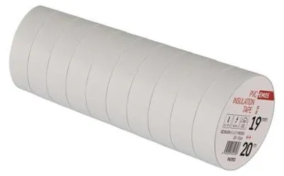 Obrázek produktu pro Izolační páska PVC 19mm / 20m bílá