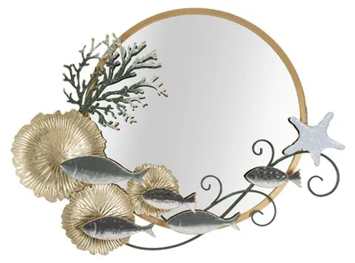 Immagine prodotto di Mauro Ferretti Specchio D muro Fish, 88,9x7,6x65,4 cm